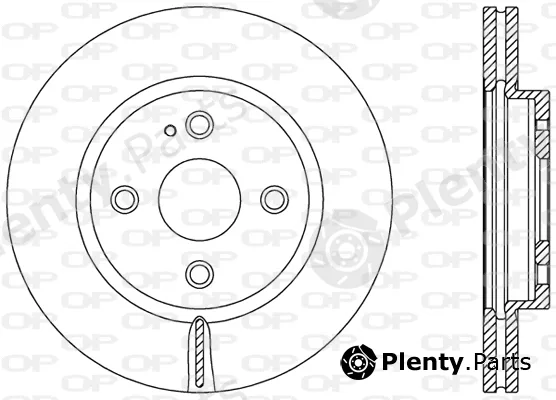 Open Parts BDR2490.20 — Brake Disc