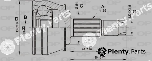 Open Parts CVJ5302.10 — Joint Kit, drive shaft