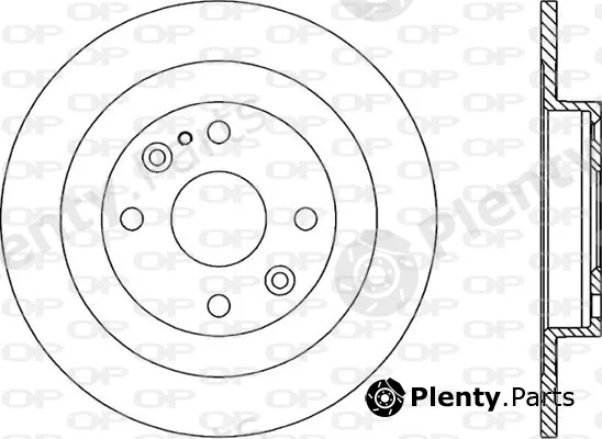 Open Parts BDR1281.10 — Brake Disc