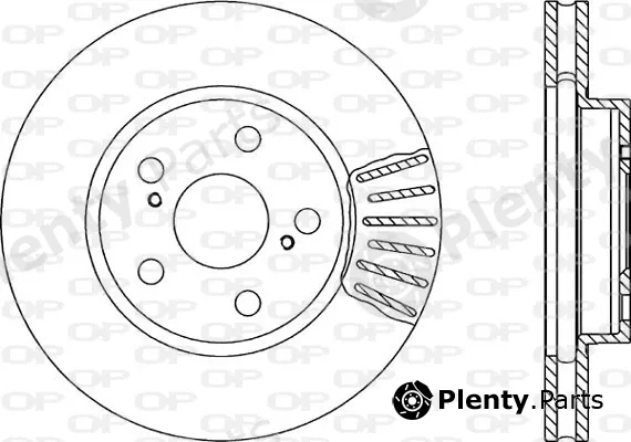 Open Parts BDA1725.20 — Brake Disc