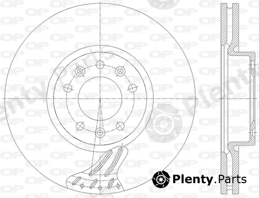 Open Parts BDA2845.20 — Brake Disc
