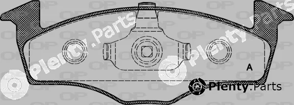 Open Parts BPA0609.10 — Brake Pad Set, disc brake