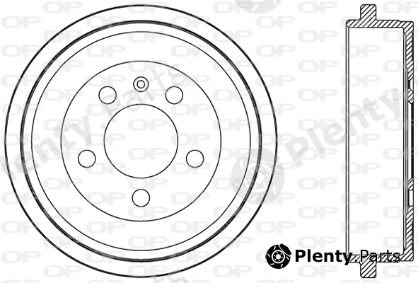 Open Parts BAD9054.10 — Brake Drum