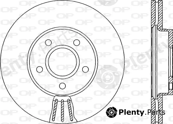 Open Parts BDR2152.20 — Brake Disc
