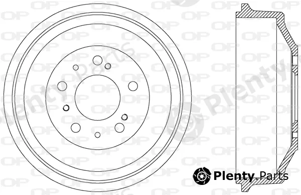 Open Parts BAD9003.10 — Brake Drum