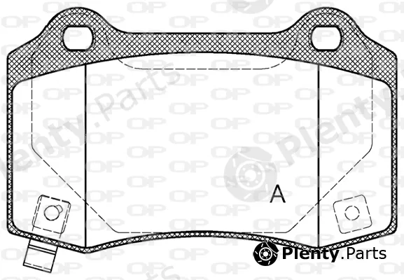 Open Parts BPA0434.54 — Brake Pad Set, disc brake