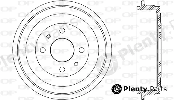 Open Parts BAD9089.10 — Brake Drum