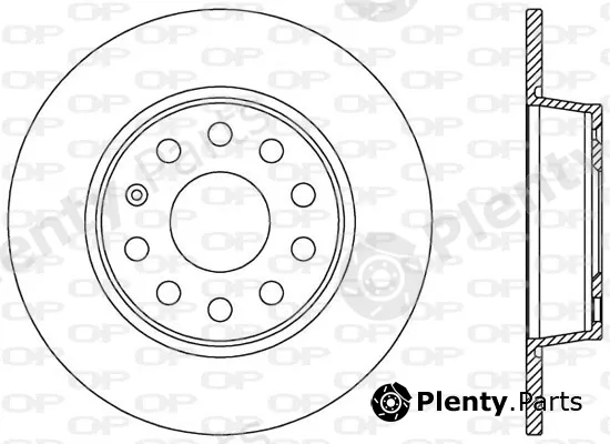 Open Parts BDA2539.10 — Brake Disc