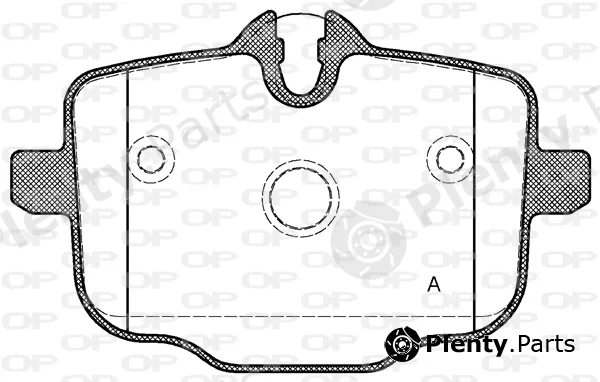 Open Parts BPA1433.00 — Brake Pad Set, disc brake