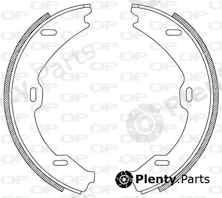 Open Parts BSA2188.00 — Brake Shoe Set