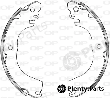 Open Parts BSA2238.00 — Brake Shoe Set