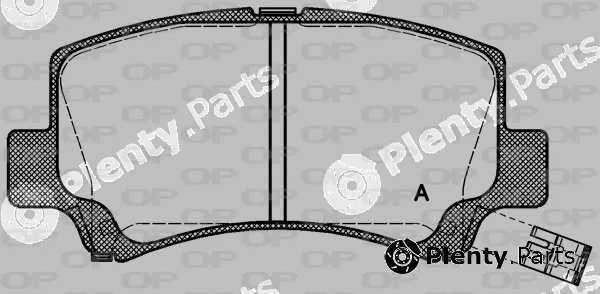 Open Parts BPA0710.02 — Brake Pad Set, disc brake