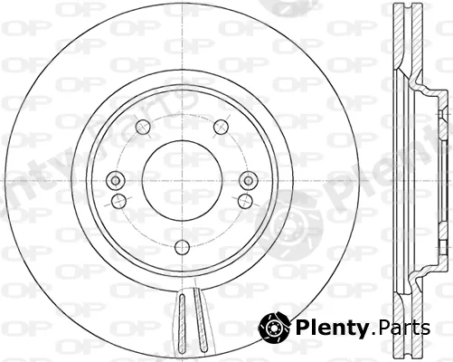 Open Parts BDR2811.20 — Brake Disc