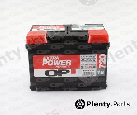 Open Parts BY078L3.30 — Starter Battery Hermetic Extra Power