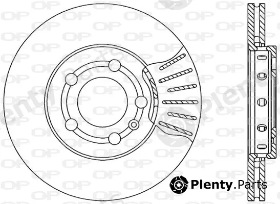 Open Parts BDA1730.20 — Brake Disc