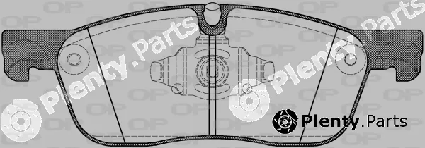 Open Parts BPA1633.10 — Brake Pad Set, disc brake