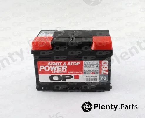 Open Parts BS070L3.00 — Starter Battery HERMETIC AGM START&STOP POWER