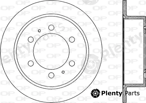 Open Parts BDR1860.10 — Brake Disc