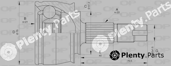 Open Parts CVJ5652.10 — Joint Kit, drive shaft
