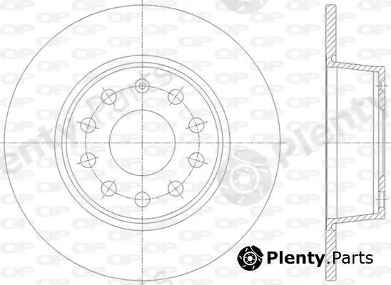 Open Parts BDA2865.10 — Brake Disc