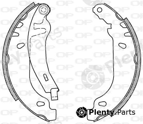 Open Parts BSA2089.00 — Brake Shoe Set