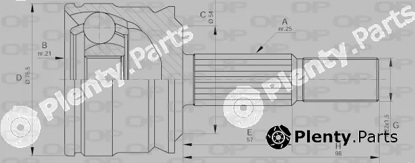Open Parts CVJ5642.10 — Joint Kit, drive shaft