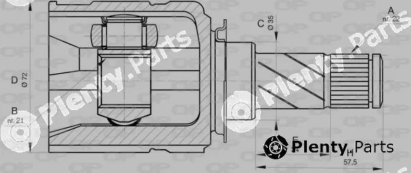 Open Parts CVJ5823.20 — Joint Kit, drive shaft