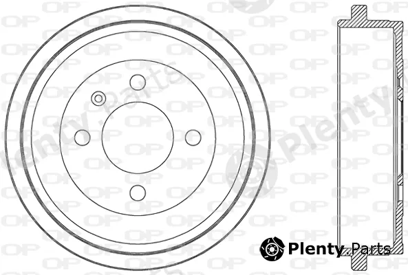 Open Parts BAD9048.10 — Brake Drum