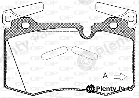 Open Parts BPA1374.00 — Brake Pad Set, disc brake