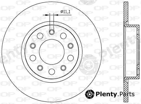 Open Parts BDR2559.10 — Brake Disc