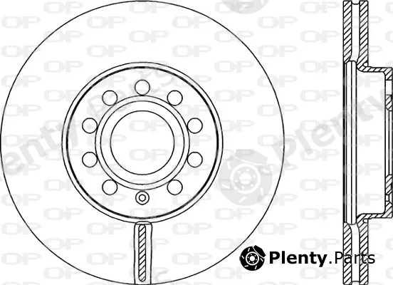 Open Parts BDA2151.20 — Brake Disc