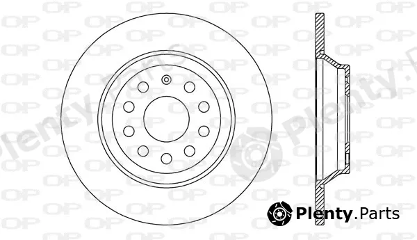 Open Parts BDR2721.10 — Brake Disc
