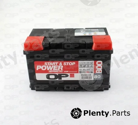 Open Parts BS080L4.00 — Starter Battery HERMETIC AGM START&STOP POWER