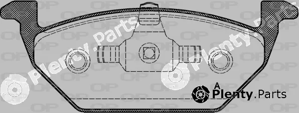 Open Parts BPA0633.20 — Brake Pad Set, disc brake