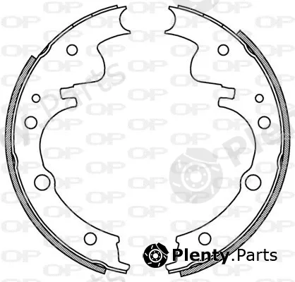 Open Parts BSA2058.00 — Brake Shoe Set