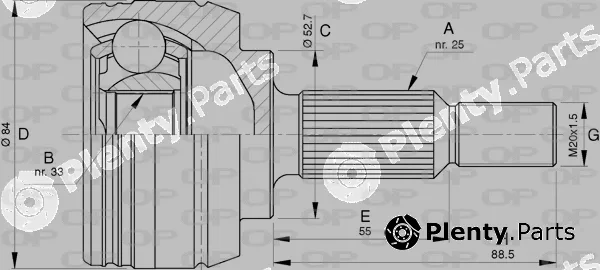 Open Parts CVJ5794.10 — Joint Kit, drive shaft