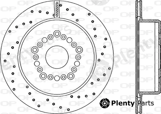 Open Parts BDRS1568.25 — Brake Disc