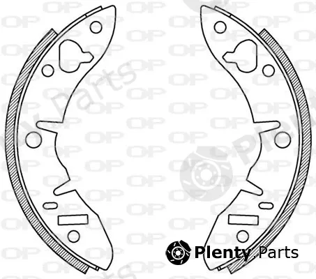 Open Parts BSA2123.00 — Brake Shoe Set