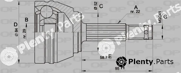 Open Parts CVJ5231.10 — Joint Kit, drive shaft