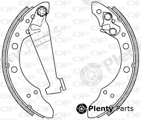 Open Parts BSA2015.00 — Brake Shoe Set