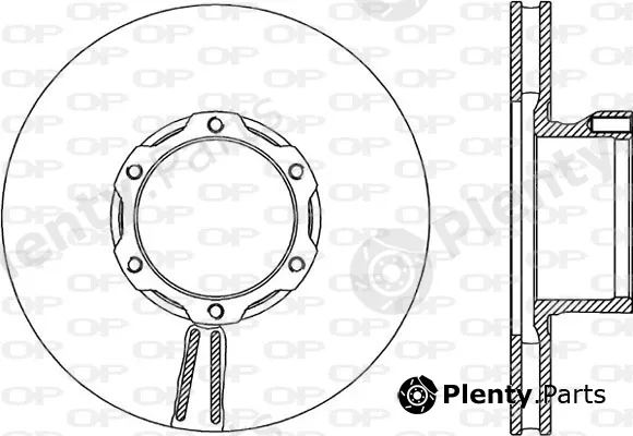 Open Parts BDR1702.20 — Brake Disc
