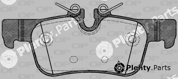 Open Parts BPA1573.00 — Brake Pad Set, disc brake