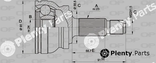 Open Parts CVJ5106.10 — Joint Kit, drive shaft