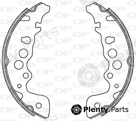Open Parts BSA2017.00 — Brake Shoe Set