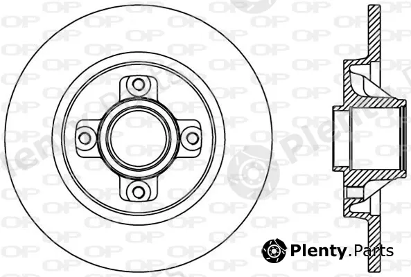 Open Parts BDA2387.10 — Brake Disc