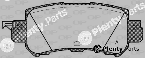 Open Parts BPA1507.00 — Brake Pad Set, disc brake