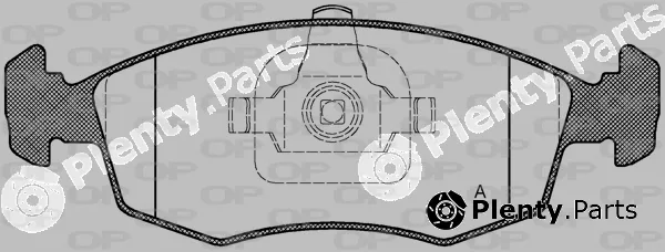 Open Parts BPA0172.35 — Brake Pad Set, disc brake