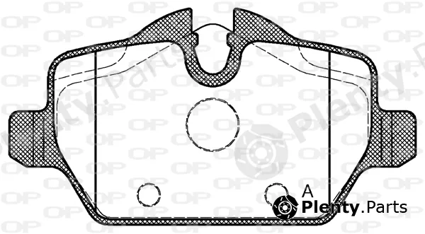 Open Parts BPA1132.00 — Brake Pad Set, disc brake