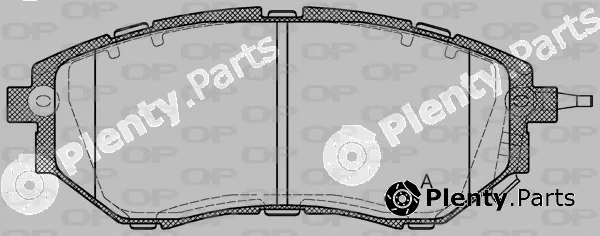 Open Parts BPA1137.02 — Brake Pad Set, disc brake