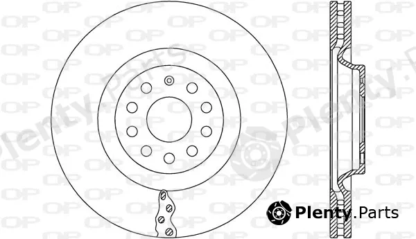 Open Parts BDR2665.20 — Brake Disc